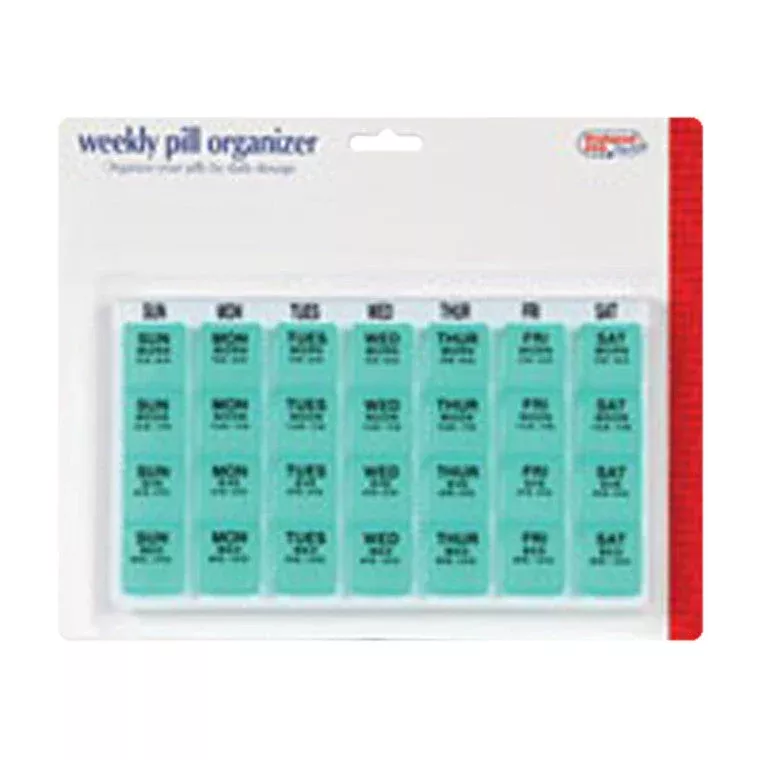 Weekly Pill Organizer Box Weekly-Daily By Preffered Plus