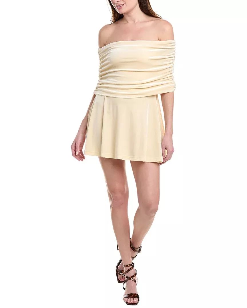 Weworewhat Off-Shoulder Mini Dress