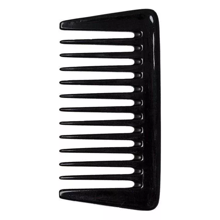 Wide Tooth 4 Inch Hard Rubber Comb -C5-H