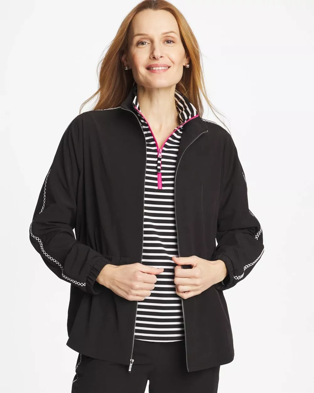 Zenergy UPF Lattice-Trim Jacket